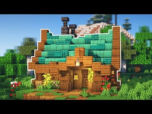 Minecraft 1.18 - Simple Survival House | 1.18 Copper House