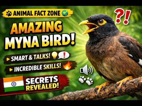 The Smartest Bird in India? 🐦 Myna (Salunki) Secrets!myna final video