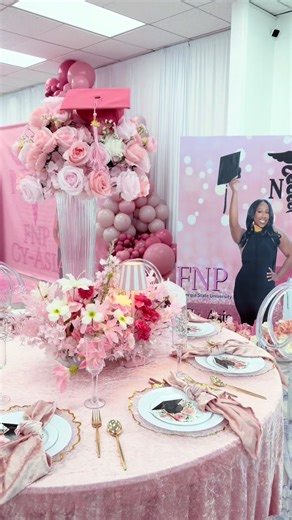 Dreamy Pink Graduation Party Ideas