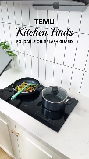 🔥 Keep your kitchen clean with Temu’s Kitchen Oil Splash Guard! 👩‍🍳🛡️ Say goodbye to messy countertops and hello to stress-free cooking. 🔍 Find the perfect splash guard with this code dpx8364. #Temu #TemuFinds