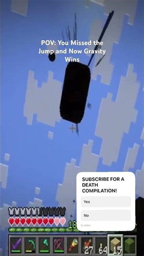 POV: That One Block Gap You Thought You Could Clear