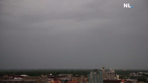Timelapse video: Watch as storms roll through downtown Springfield the evening of May 19