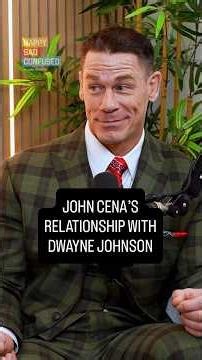 John Cena's relationship with Dwayne Johnson