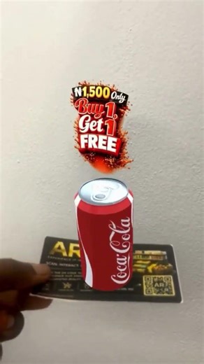 AR marketing card
