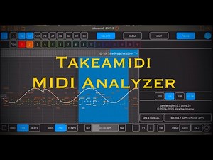 takeamidi - Short demo a powerful MIDI monitoring and graphing tool for iPhone and iPad
