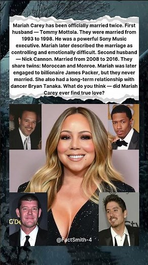 🎬 MARIAH CAREY: FIRST HUSBAND, MARRIAGES & LOVE LIFE ❤️✨
