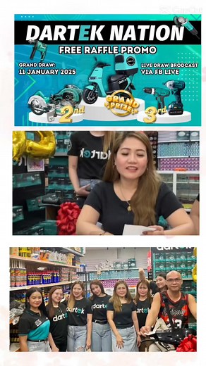 We would like to congratulate our Grand Winner. CONGRATULATIONS 🎉🎉 Sir Ruel. 👏🎉 For those who participate thank you for joining. #dartek #DartekNation #escooter #grandprizewinner #practicaltools | Practical Tools