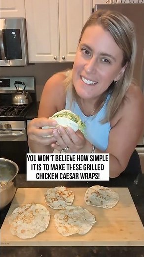 Grilled Chicken Caesar Wrap Recipe