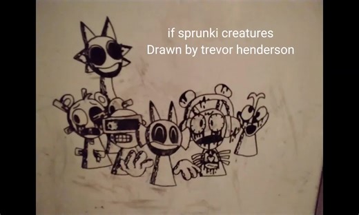 Sprunkis as Imagined by Trevor Henderson