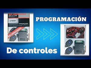 como programar controles alarma de proximidad (corta corriente)