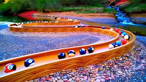 1.6K views | Pool Marble Run Race ASMR # 7 ☆ Shoot Some Marble Pool ☆ Creative Healing Sound Machine DIY Build Parte 14 | Marbles Run | Facebook