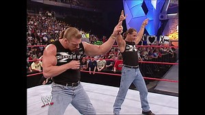This probably wasn't the birthday surprise Shawn Michaels was hoping for on WWE Raw in 2002... | WWE