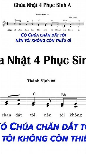 Thánh Vịnh 22 - Đáp Ca Chúa Nhật 4 Phục Sinh Năm A | Lm. Kim Long | Thanh Vân #dapca #thanhca
