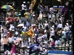 Sanath Jayasuriya Fastest ODI Fifty - 50 in 17 balls vs Pakistan 1996