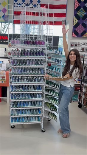 BERNINA World of Sewing on Instagram: "It’s finally here… and it was worth the wait. ✨ The entire Isacord thread collection has officially landed in our Wilmington store, and yes, it is just as dreamy in person as you imagined. Every shade. Every tone. Every possibility. If you love rich color, flawless embroidery, and thread that performs beautifully stitch after stitch, this is your sign to come see it for yourself. Our team is ready to help you find the perfect palette for your next project a