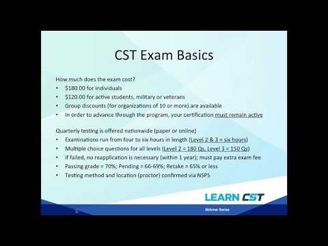 What to Expect on the CST Exam (Levels 2-3)