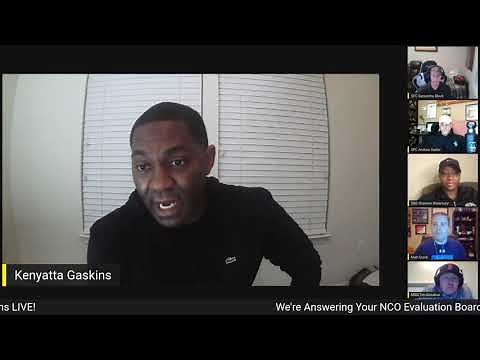 NCO Evaluation Board Q&A w/SGM Gaskins, Army G1 (DMPM)