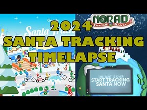 2024 Santa Tracking Timelapse