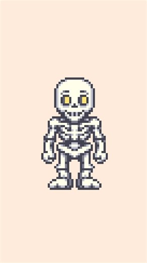 Skeleton enemy concept 💀 pixel art made in Aseprite