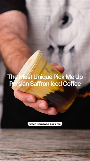 The Most Unique Iced Coffee I Make - Persian Saffron Iced Coffee #icedcoffee #Summer #Coffeelover