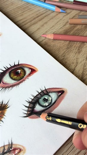 Mastering Eye Drawing Techniques with Colored Pencils