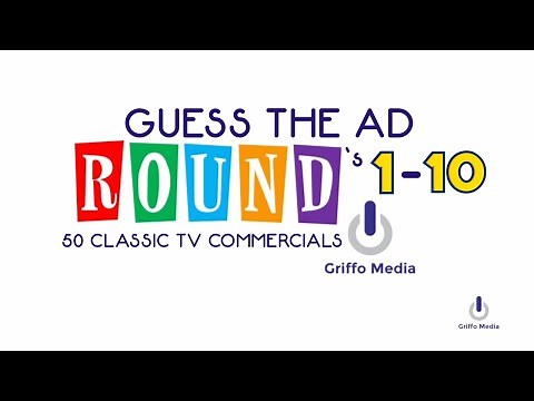 Guess The Ad - 50 Classic UK Commercials & Adverts Quiz (Rounds 1-10)