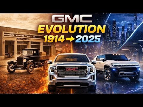 GMC Vehicles Evolution (1914–2025) | Sierra, Yukon, Hummer EV & More