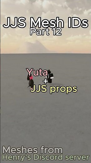 JJS mesh IDs for your movesets in #jjs #roblox #jjk
