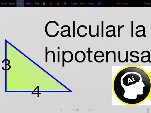 How to calculate the hypotenuse in a right triangle
