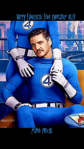 HAPPY FANTASTIC FOUR THURSDAY ALL!!! 😁🙌🤍🤍 ~ May Pedro Pascal brings you a smile 😊. ~ My Dreams 😉😄🥰 /📹 #GabrielleOrlita / @pascalispunk 🫶🫶 | Gabrielle Orlita