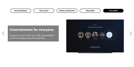 Chromecast with Google TV oddly switches to pre-order at Amazon with ‘User profiles’ advertised
