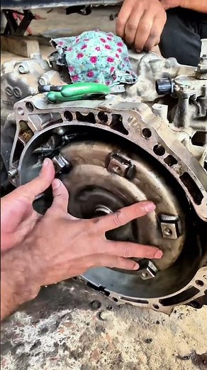 Torque Converter Installing! #torqueconverter #transmissionrepair #rxmechanic #fypシ゚