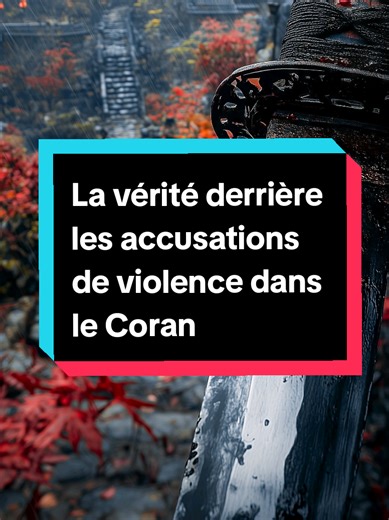 La vérité derrière les accusations de violence dans le Coran Par le frère Ilyas Abou Roumayssa Un argument comme celui qui consiste à compter le nombre de fois où apparaît le mot « tuer » dans le Coran est un sophisme. Dans n’importe quel livre qui relate la vie des hommes, des sociétés ou des prophètes, on trouvera nécessairement des récits où il est question de tuer, de guerre, de conflit ou de justice. Cela ne signifie pas que le livre appelle au meurtre. Lorsque le Coran mentionne que le fil
