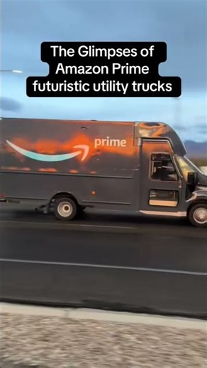 Amazon Prime utility trucks in vicinity 2020s