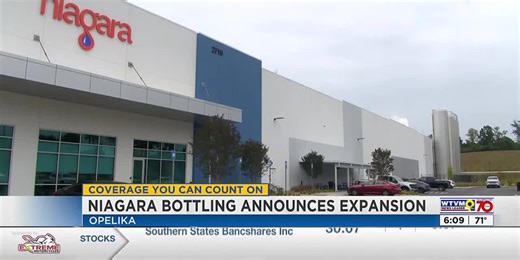 Niagara Bottling invests $35M in Opelika facility expansion