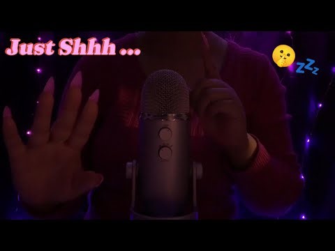 ASMR Can I Shhh You To Sleep? 🤫💤 Just Shhh Sounds & Visual tingles | No Talking