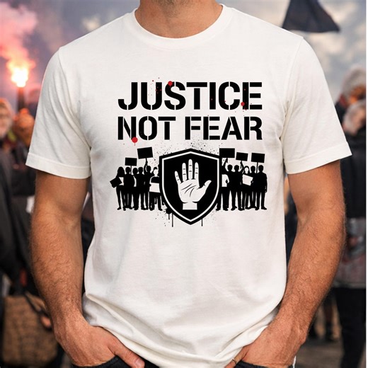 Justice Not Fear T-shirt, Civil Rights Protest Tee - Etsy