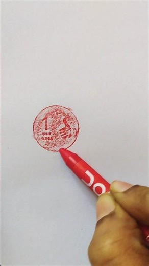Coin art step by step #drawings #art #ytshorts