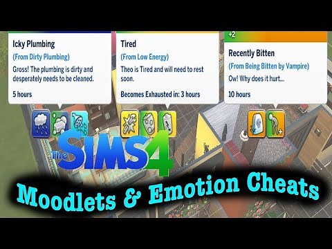 The Sims 4 Moodlet/Emotion Cheats Updated