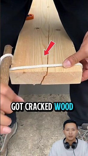 “Simple Trick to Fix Split Wood” #lifehacks