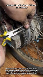 Using Needle Nose Pliers On Chains