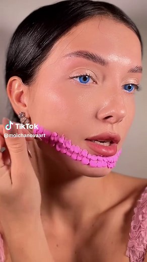 Pink mermaid 🧜 #makeuptransformation