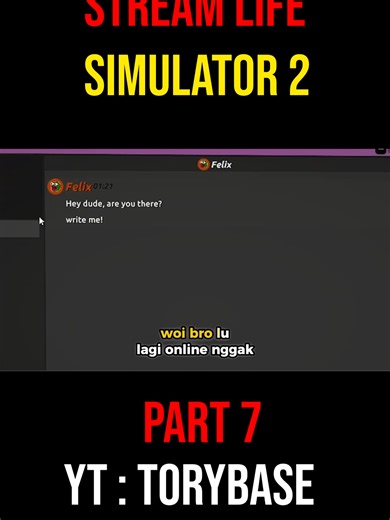 DIUSIR DI HARI PERTAMA?! 😱 Di Part 7 Streamer Life Simulator 2 Indonesia ini, kita mulai dari nol dan langsung kena masalah! Gak punya uang, setup jelek, dan hidup susah banget di awal game! Apakah bisa bertahan dan jadi streamer sukses? 🔥 Tonton sampai habis karena ini baru awal perjalanan dari miskin ke sultan! Link : https://www.youtube.com/watch?v=SUIpgJ1KwTo&t=29s #StreamerLifeSimulator2 #StreamerLifeSimulator2Indonesia #Shorts #GamingIndonesia #GameSimulator #GameplayIndonesia #NoobToPro