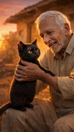 The Black Cat Who Saved a Life #shorts