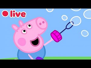 🔴 LIVE! George Pig's MOST Iconic Moments 🦖💙 Peppa Pig FULL EPISODES | Kids Cartoons (With Captions)