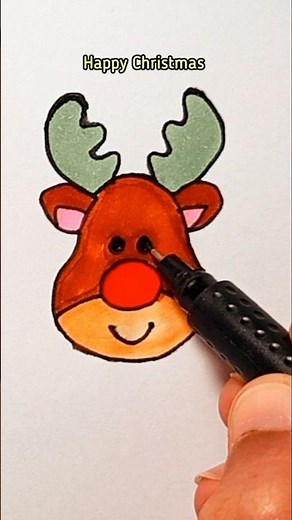 #how to draw reindeer#how to draw reindeer easy#how to draw reindeer step by step#art#drawing#sketch