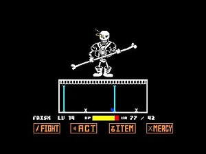 Disbelief Papyrus: Hardmode Demo (Clean Gameplay)