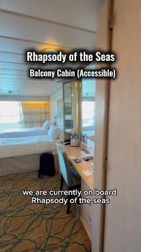 Rhapsody of the Seas Oceanview Balcony Cabin (Accessible)