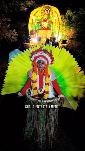 Kantara costume dress makeup 👺Varaharoopam temple function#trending #temple #kantara #varaharoopam