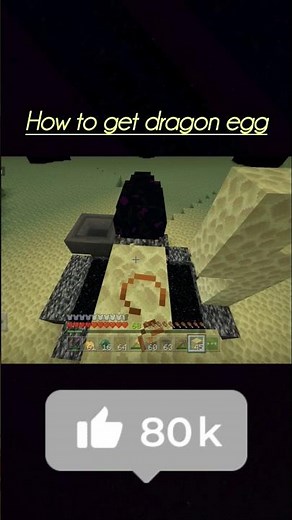 how to get ender Dragon egg in #minecraft